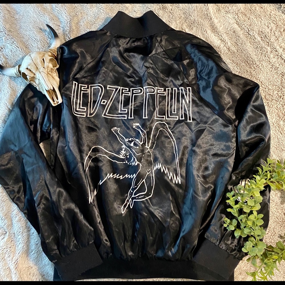 Led Zeppelin Silk Bomber Jacket